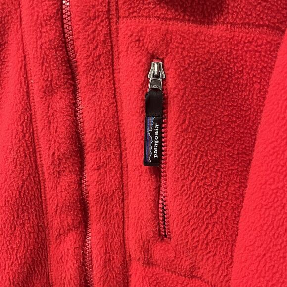Vintage Patagonia Jacket Women’s Medium Synchilla Jacket II Red Zip Fleece USA - Picture 10 of 10